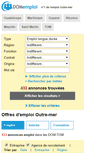 Mobile Screenshot of domemploi.com