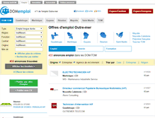 Tablet Screenshot of domemploi.com